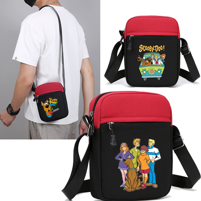 Women Bags Dkny - スクービードゥー クロスボディバッグ 女性用 漫画アニメパターンプリントショルダーバッグ ユニセックス アウトドアファッションハンドバッグ