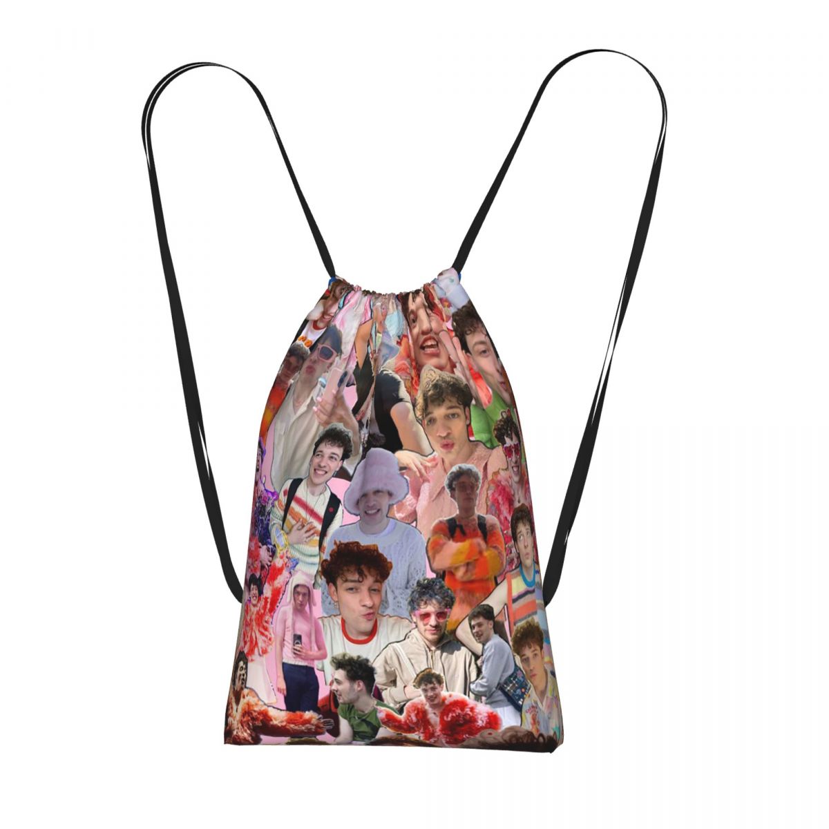 Women Bags Winners - Nemo Eurovisions スイス優勝者巾着バックパックスポーツジムバッグ軽量折りたたみ収納巾着バッグ男性女性用