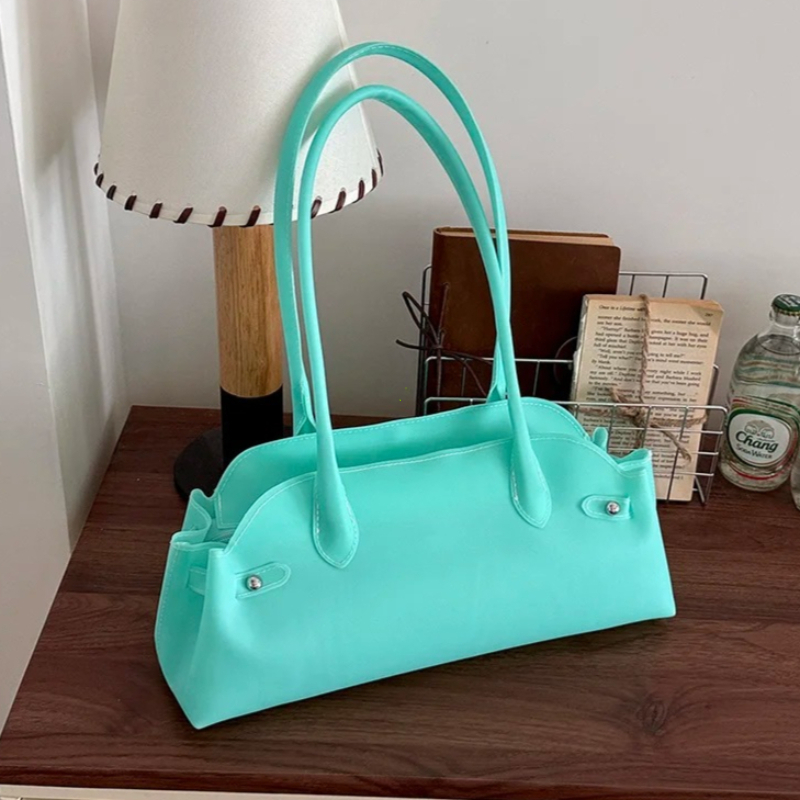 Women Hand Bags For Office - 女性の PVC ソリッドカラーショートハンドルハンドバッグ女性カジュアルデイリーワークショルダーバッグ 2026 小さなファッション高級オフィストートバッグ