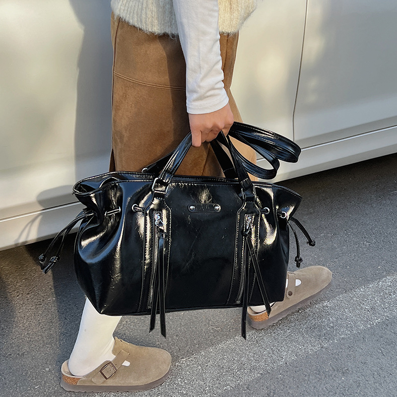 Women Hand Bags For Office - ファッション女性用ハンドバッグ 大容量 高級デザイン PUレザー 女性用ショルダーバッグ 通勤