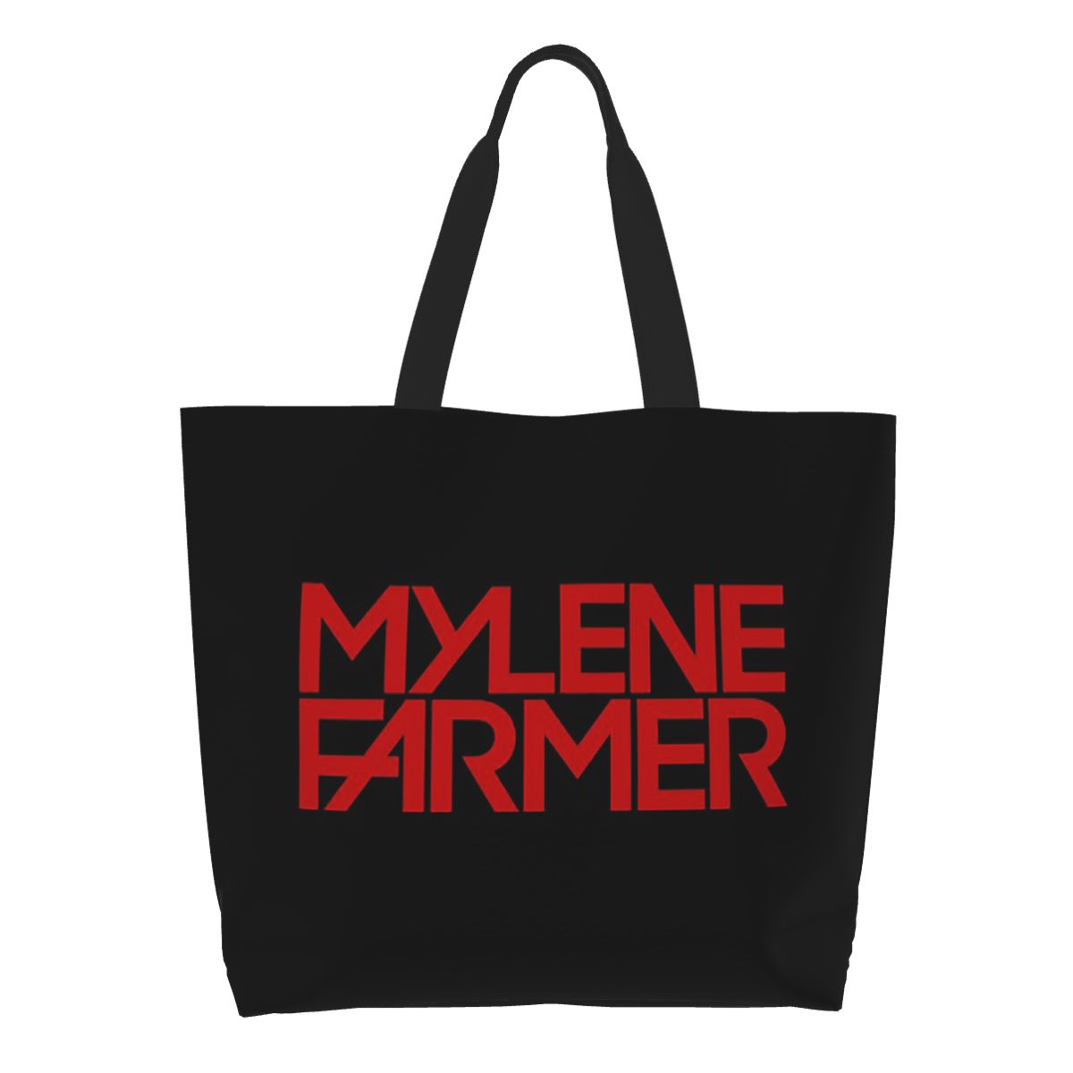 Women Bags Farmers - Mylene Farmer Jeanne ショッピングトートバッグ キャンバス 大容量