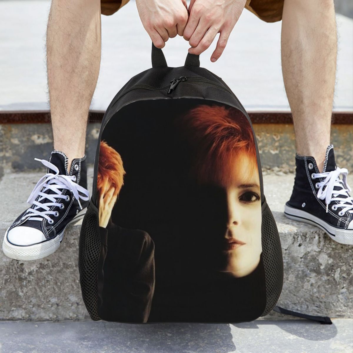 Women Bags Farmers - Mylene Farmer Desenchantee バックパック デイパック 大容量