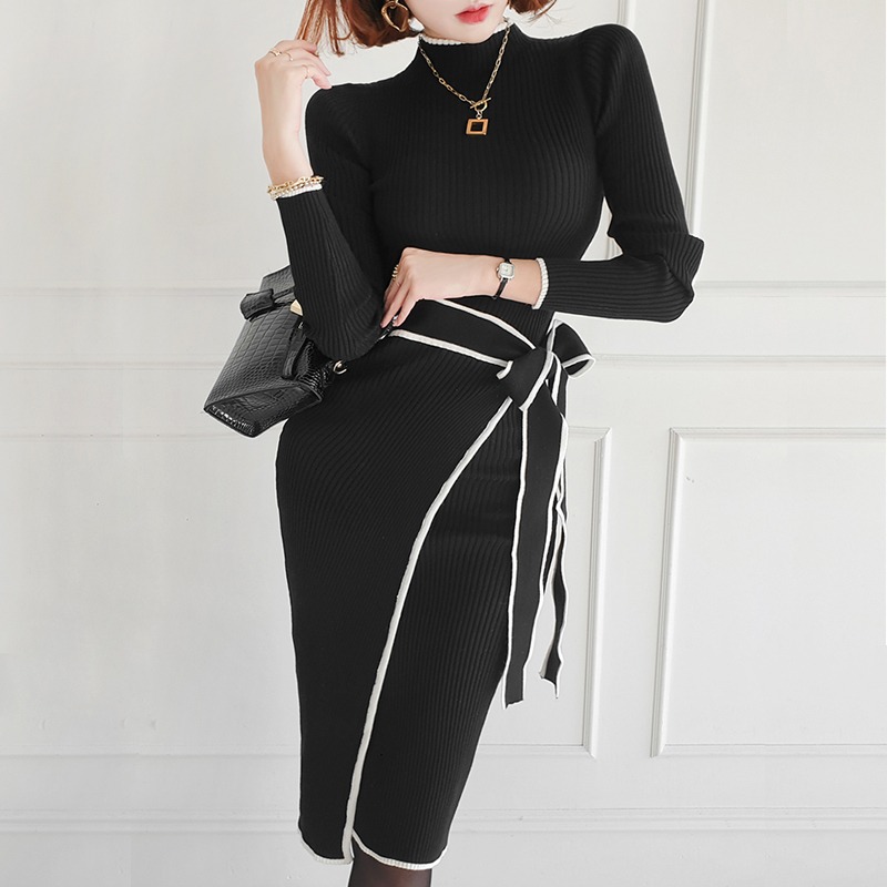 2026年冬新作韓国風スリムフィットミドル丈レースアップウエ - Women Bags Ru のレビューと価格