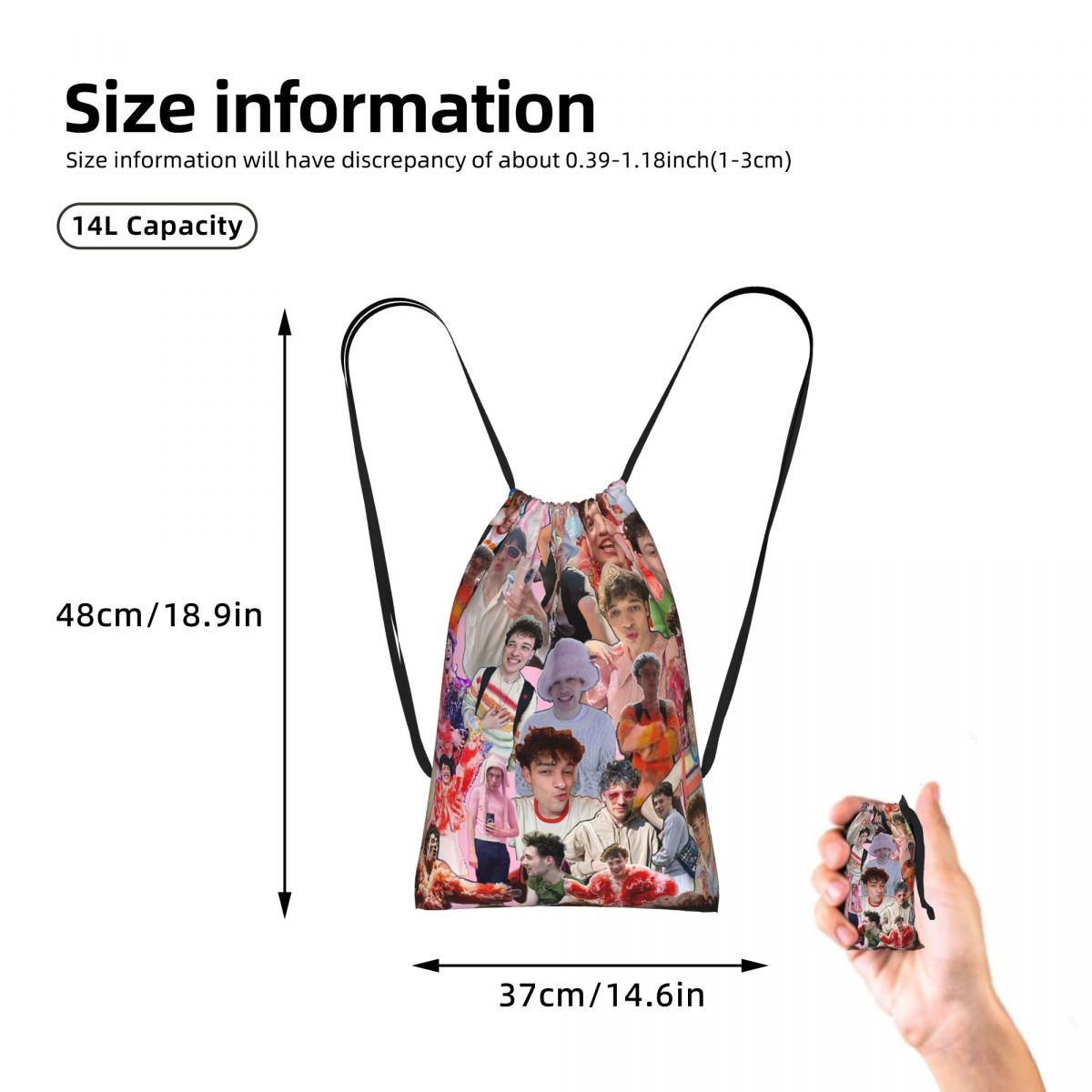 Nemo Eurovisions スイス優勝者巾着バックパッ - Women Bags Winners のレビューと価格