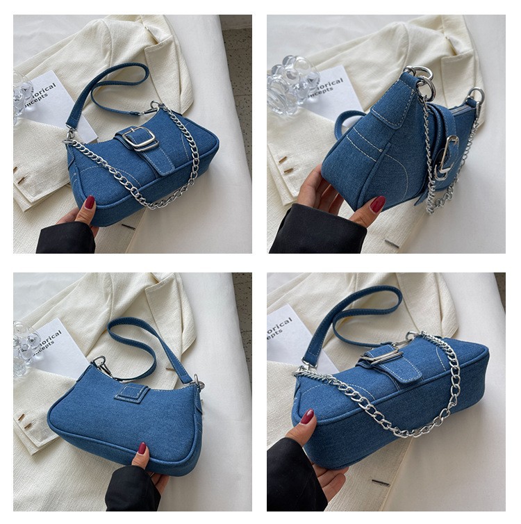新しいスモールデザインジーンズバッグ女性の新しいクロスショル - Women Bags Jeans のレビューと価格