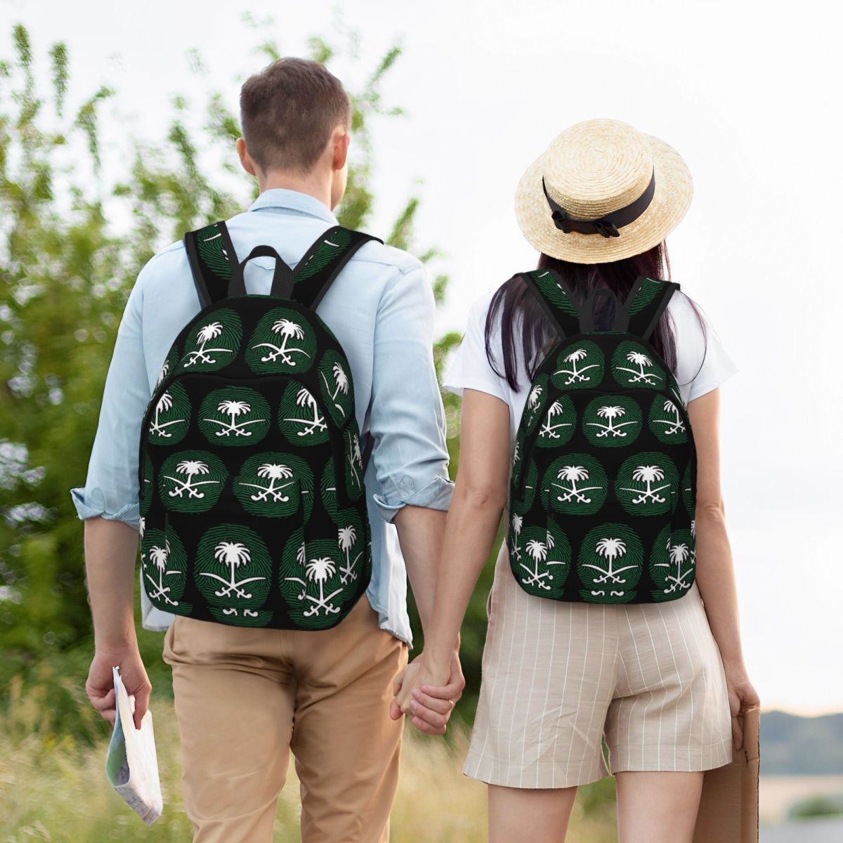 サウジアラビア王国 KSA フラッグ バックパック デイパッ - Women Bags Ksa のレビューと価格