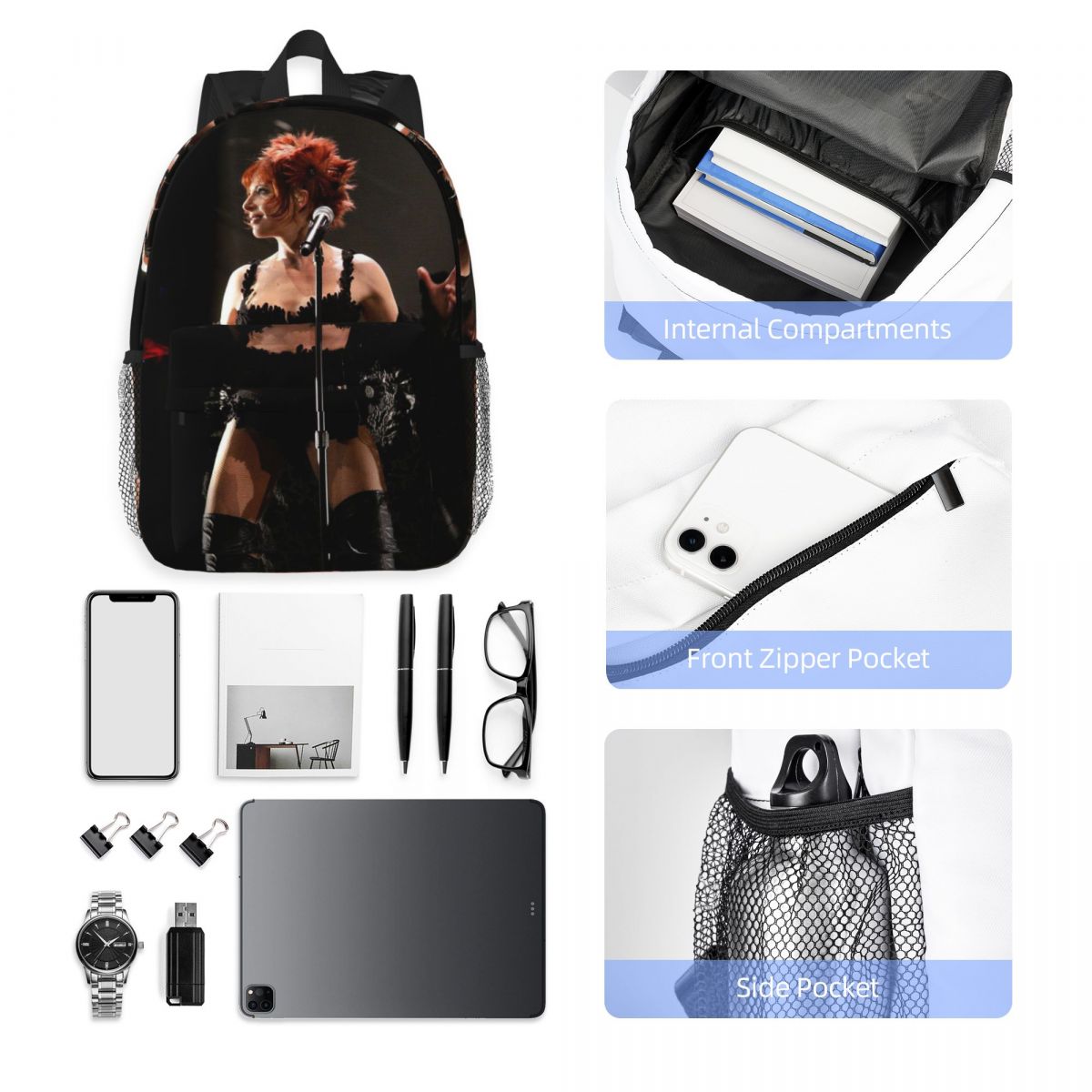 Mylene ファーマーバックパック学生男の子女の子ブックバ - Women Bags Farmers のレビューと価格