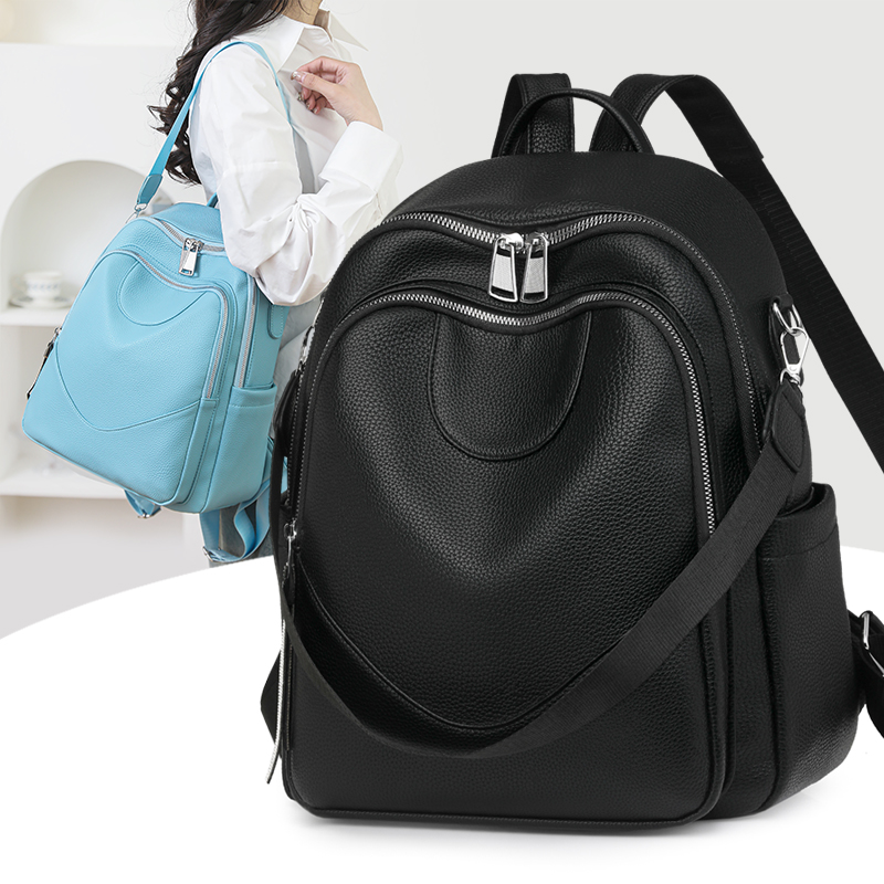 ファッション大容量の女性のレザーバックパック女性の高品質リュ - Women Bags Ru のレビューと価格
