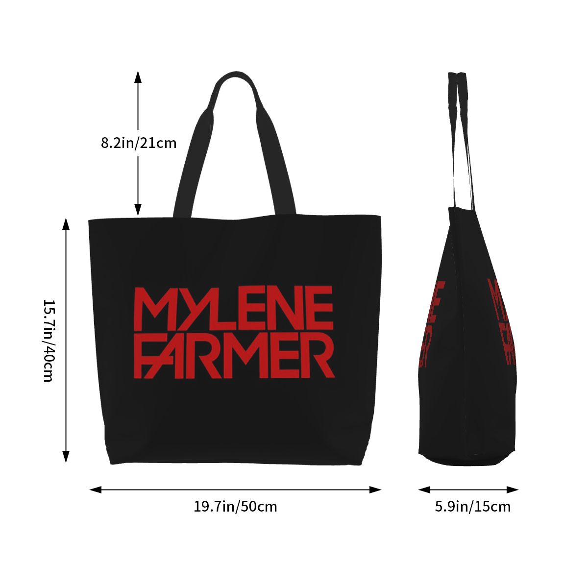 Mylene Farmer Jeanne ショッピングトート - Women Bags Farmers のレビューと価格