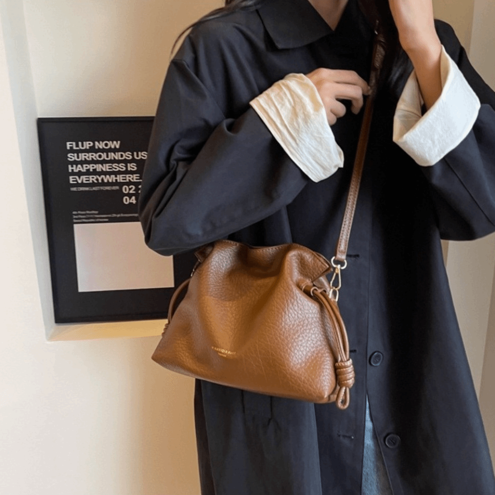 ソフトPUレザー スラウチバッグ ‌   ショルダーバッグ  - Hobo Bag Slouchy のレビューと価格