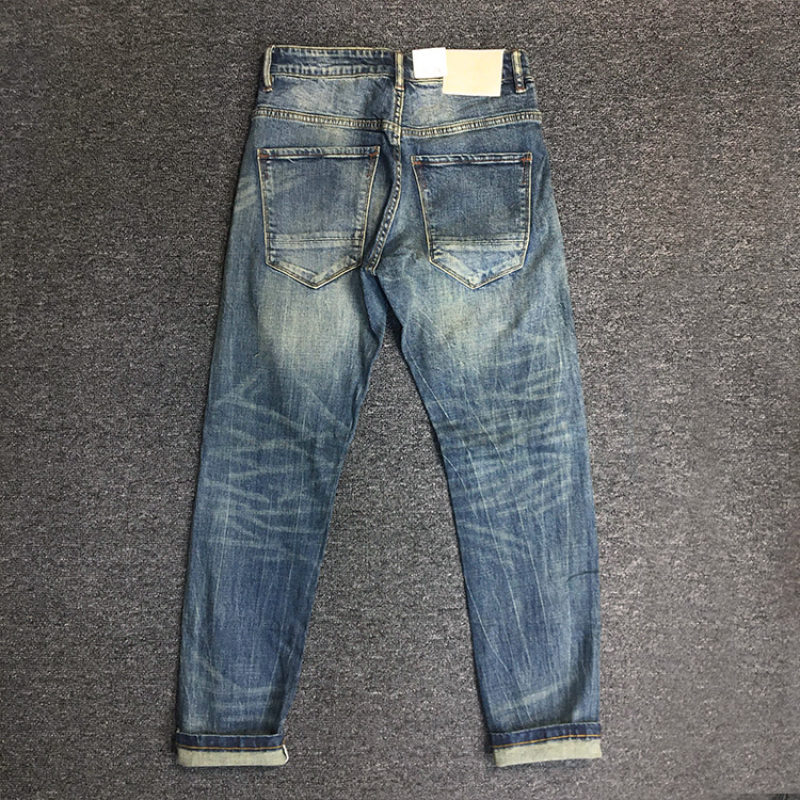 メンズマイクロストレッチデニムジーンズ、ウォッシュドコットン - Levis Jeans 501 のレビューと価格