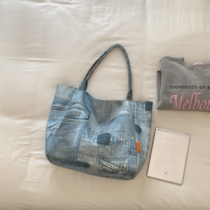 SHELKSBAG ジーンズレディース財布女性用トートバッグ - Women Bags Jeans のレビューと価格
