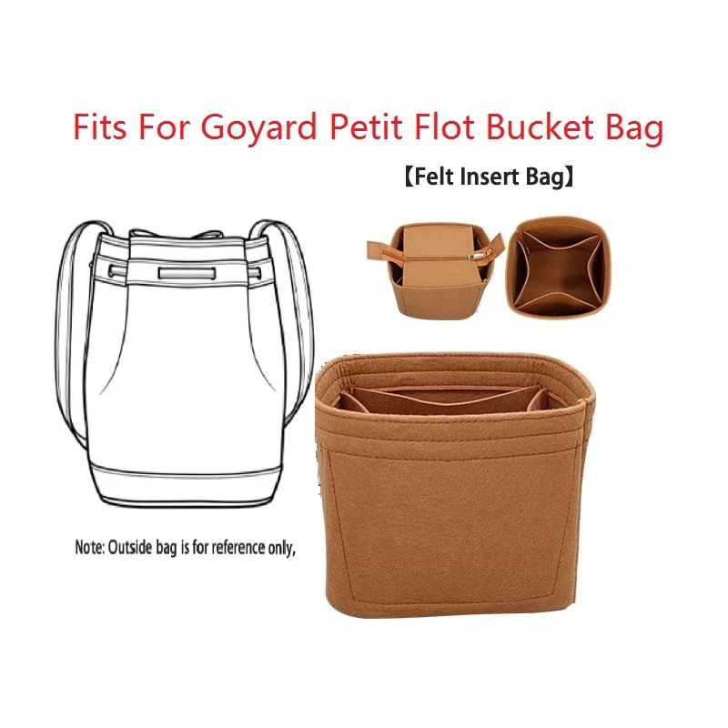 ポータブルトラベルオーガナイザーフェルト化粧品バッグインサー - Women Bags Goyard のレビューと価格