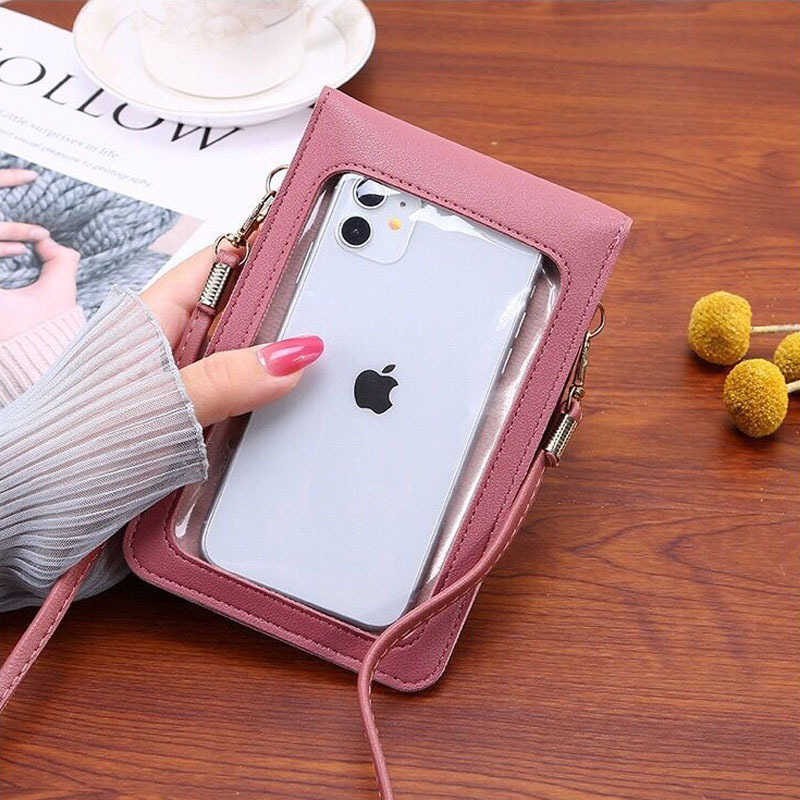 かわいい漫画柄のタッチスクリーン対応スマホバッグ 女性用 - - Women Bags Dkny のレビューと価格