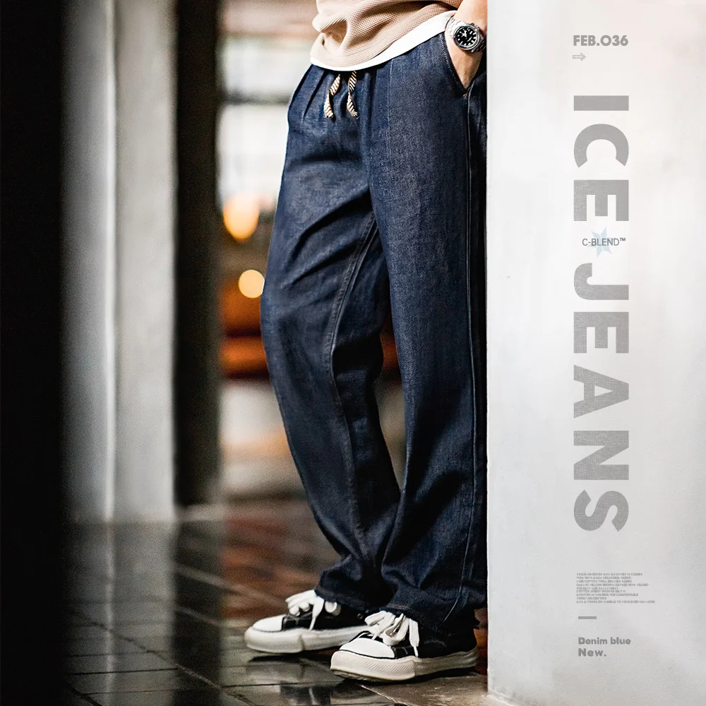 Maden メンズ秋用カジュアルジーンズ水洗いダブルプリーツ - Levis Jeans 501 のレビューと価格