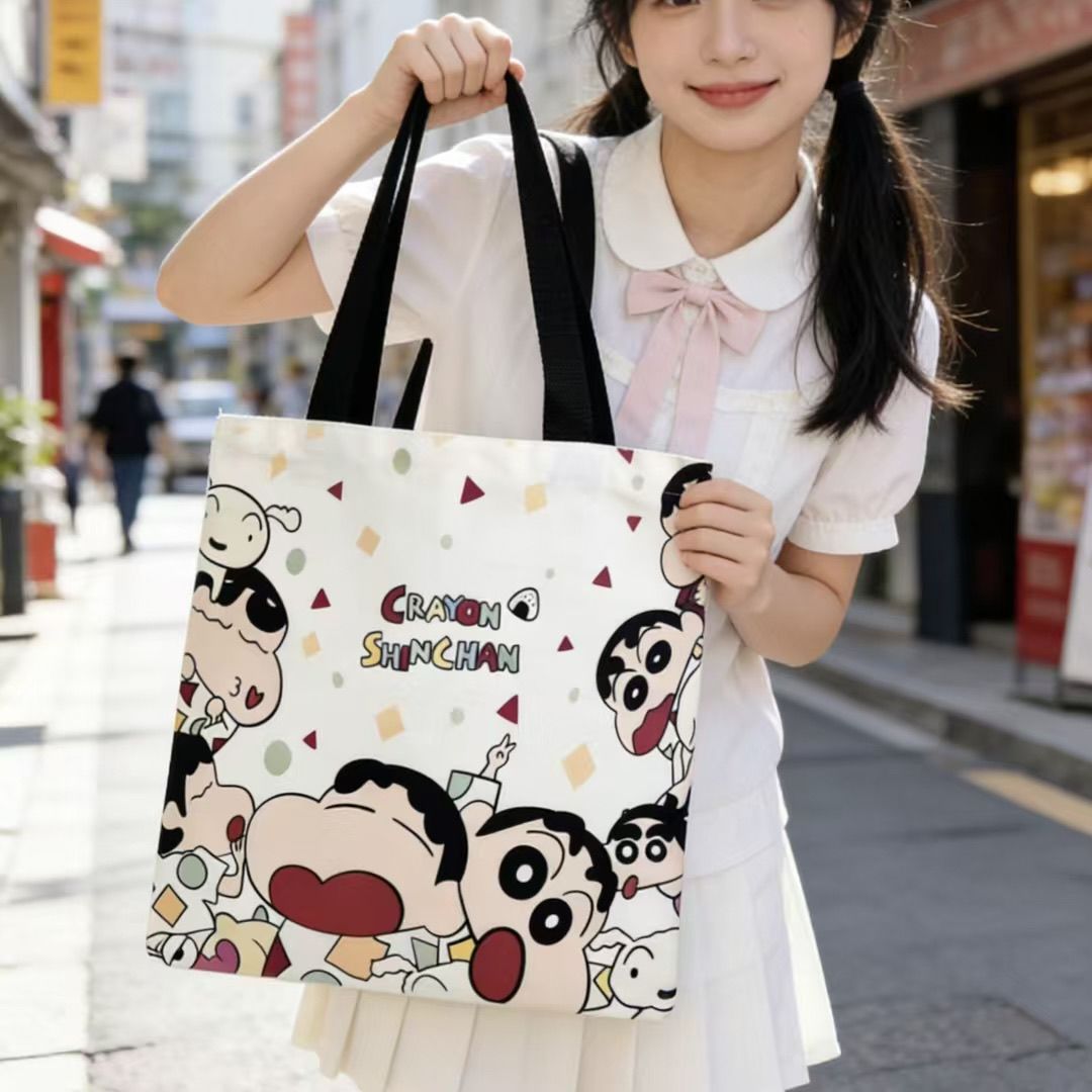 2026 新クレヨンしんちゃんキャンバストートバッグ大容量女 - Women Bags Dkny のレビューと価格