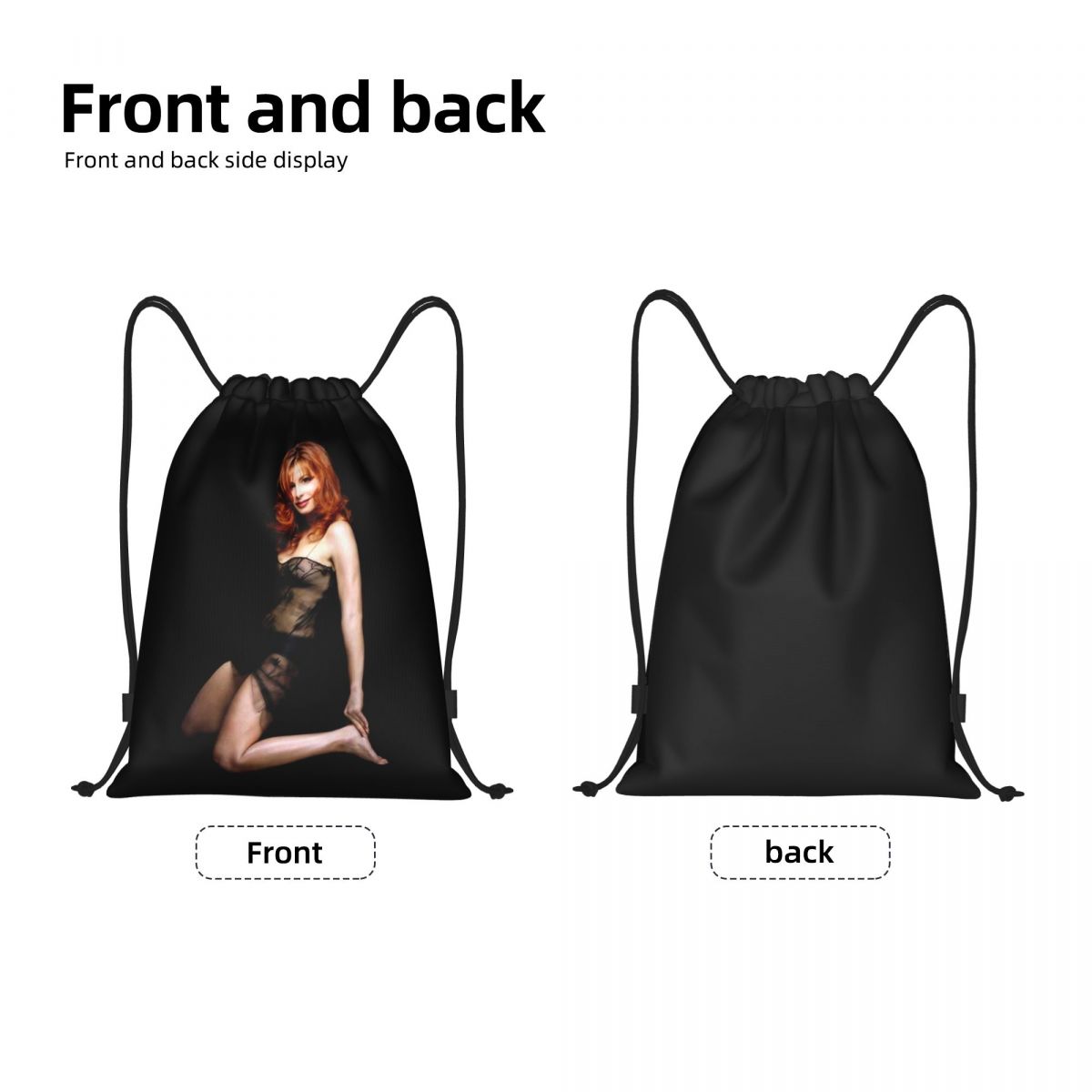 カスタム素敵なミレーヌファーマー巾着バックパックバッグ男性女 - Women Bags Farmers のレビューと価格