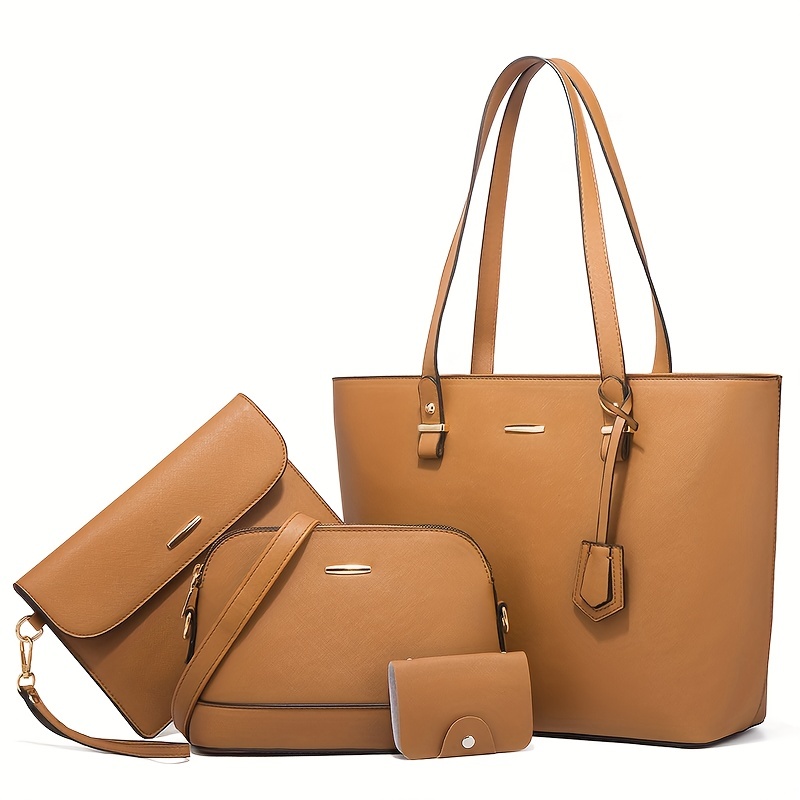 4点セット ファッション レディースバッグセット 無地 トー - Women Bags Dkny のレビューと価格
