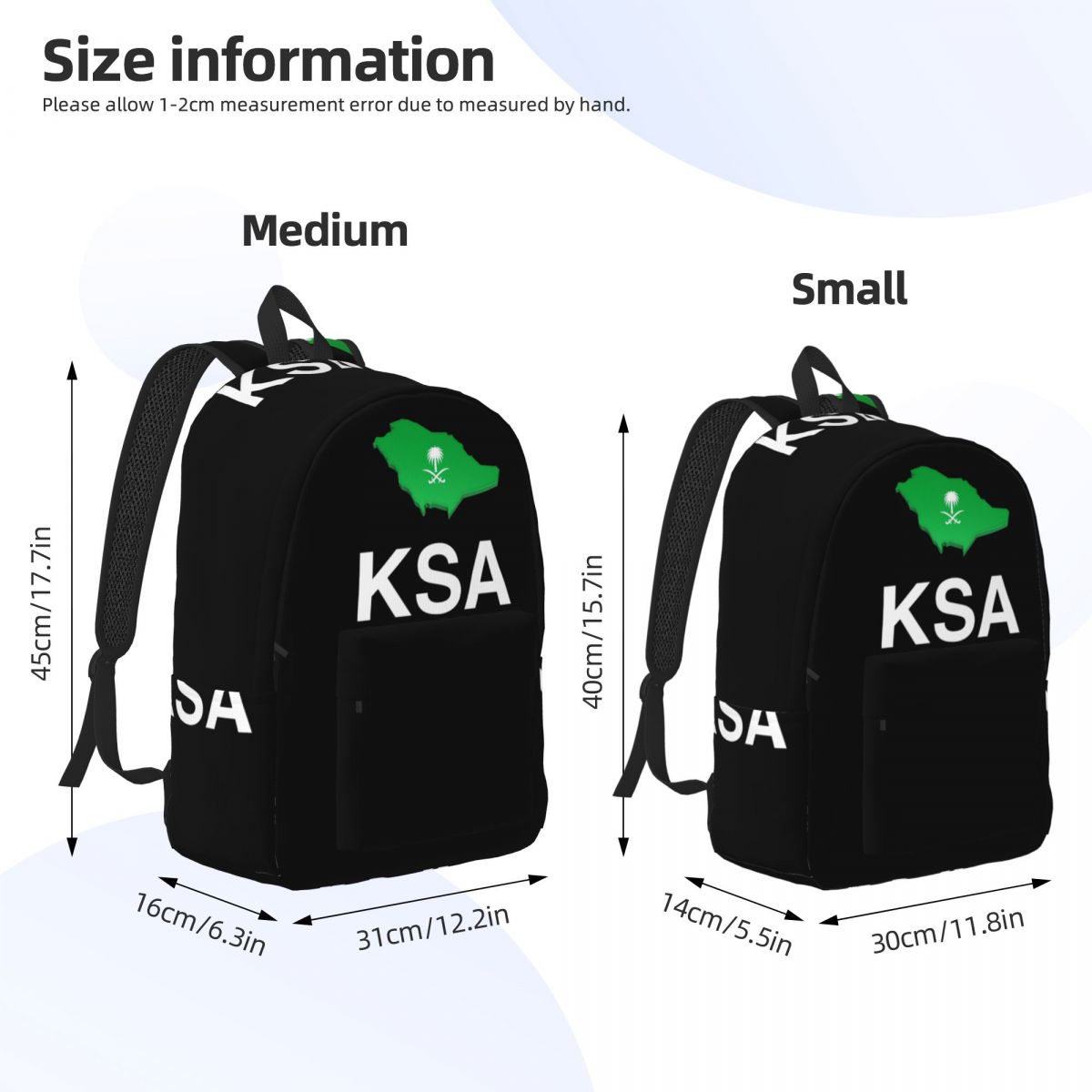サウジアラビア製旗と「I Love Ksa」バックパック、デ - Women Bags Ksa のレビューと価格
