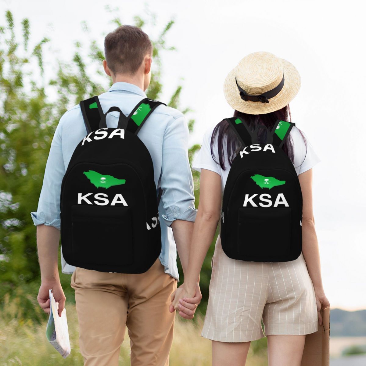 サウジアラビア製旗と「I Love Ksa」バックパック、デ - Women Bags Ksa のレビューと価格