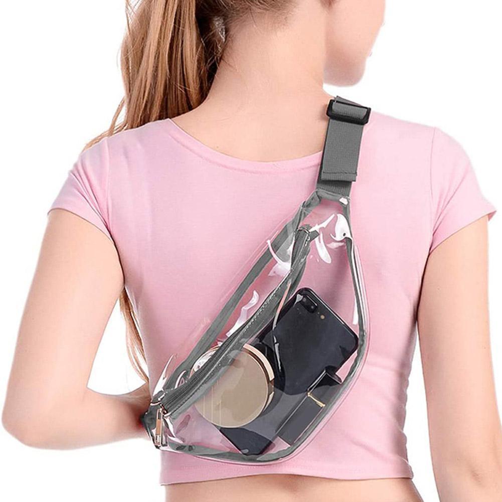 クリア防水ウエストパック PVC グレーファニーパック調節可 - Women Bags Dkny のレビューと価格