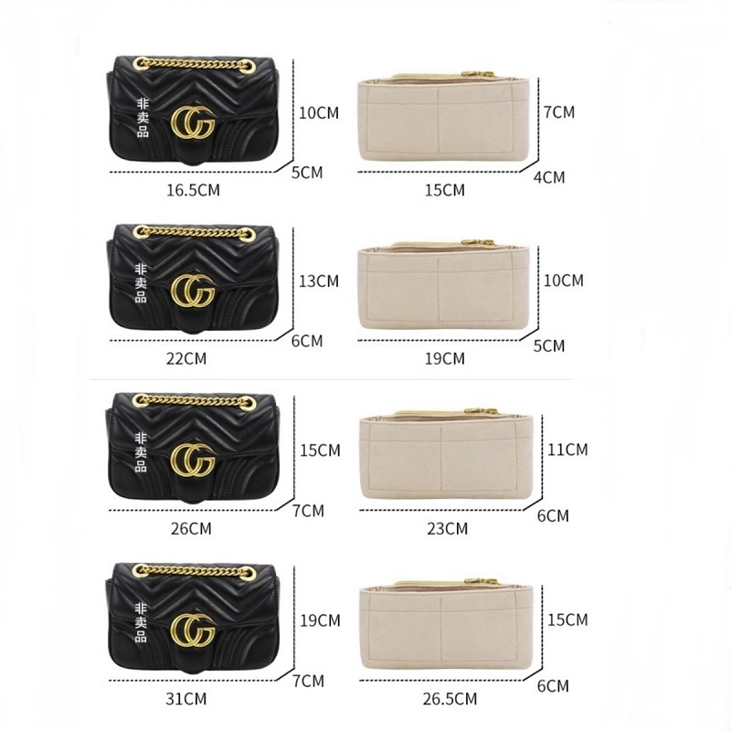 バッグオーガナイザー グッチ マーモント 22 26 31  - Women Bags Gucci のレビューと価格