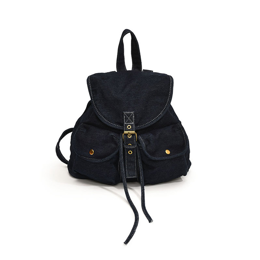 カジュアルデニムフリップバックパック女性 Mochilas  - Women Bags Jeans のレビューと価格