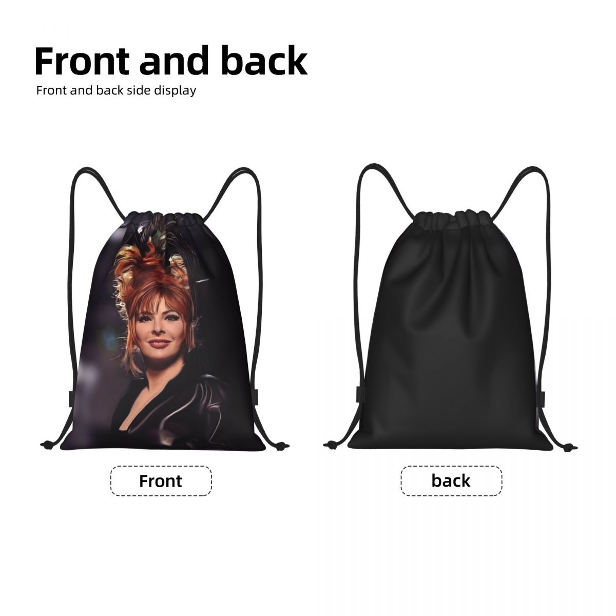 Pretty Mylene Farmer 巾着バックパック  - Women Bags Farmers のレビューと価格
