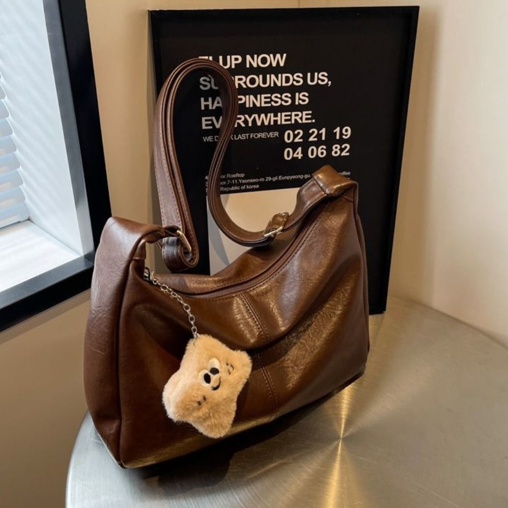 デザイナー スラウチーショルダーバッグ レディース PUレザ - Hobo Bag Slouchy のレビューと価格